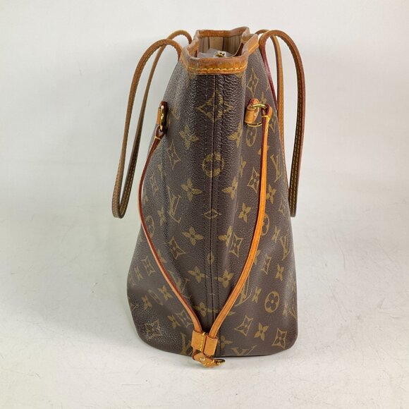 Louis Vuitton Neverfull MM Monogram Brown Canvas Tote Bag - Picture 4 of 16